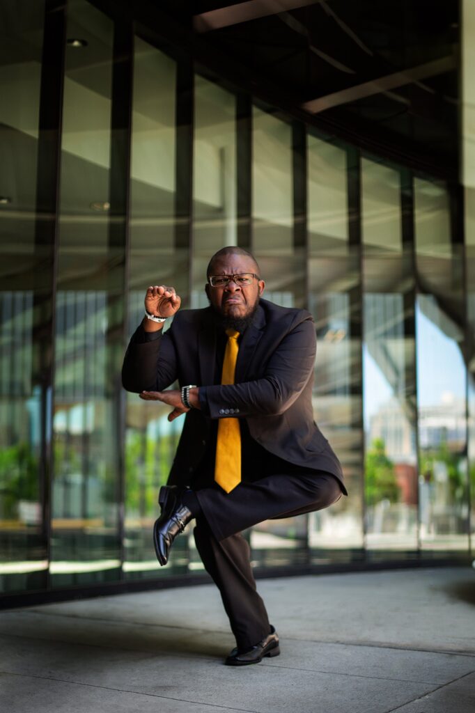 alpha phi alpha grad photos at raleigh union station fraternity pose