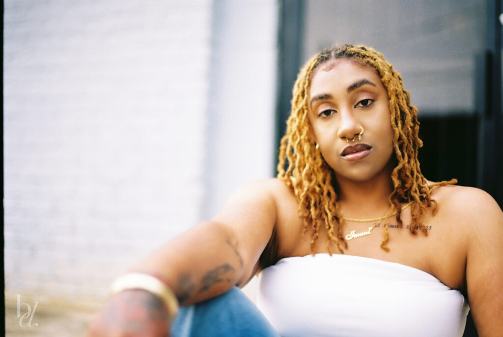 Editorial 35mm film portrait session in Raleigh, North Carolina